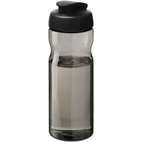 H2O Active® Eco Base 650 ml bidon sportowy z odchylaną pokrywką czarny, ciemnografitowy (22010090)