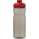 H2O Active® Eco Base 650 ml bidon sportowy z odchylaną pokrywką czerwony, ciemnografitowy (22010021)