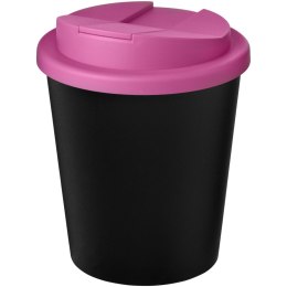 Kubek Americano® Espresso Eco z recyklingu o pojemności 250 ml z pokrywą odporną na zalanie czarny, magenta (21045510)