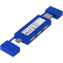 Mulan podwójny koncentrator USB 2.0 błękit królewski (12425153)