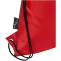 Adventure termoizolowana torba ściągana sznurkiem o pojemności 9 l z materiału z recyklingu z certyfikatem GRS czerwony (1206472