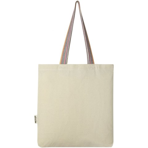 Rainbow torba na zakupy o pojemności 5 l z bawełny z recyklingu o gramaturze 180 g/m² piasek pustyni (12064206) Rainbow torba na zakupy o pojemności 5 l z bawełny z recyklingu o gramaturze 180 g/m² piasek pustyni (12064206)