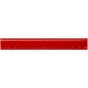 Refari linijka z tworzywa sztucznego pochodzącego z recyklingu o długości 30 cm czerwony (21046821)
