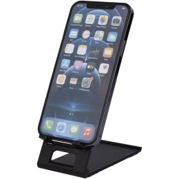 Rise smukły aluminiowy stojak na telefon czarny (12427990)