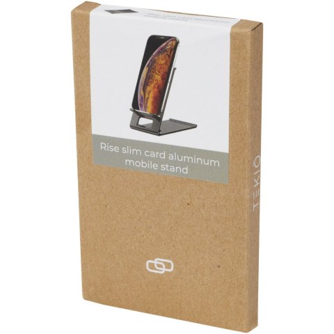 Rise smukły aluminiowy stojak na telefon czarny (12427990) Rise smukły aluminiowy stojak na telefon czarny (12427990)