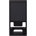 Rise smukły aluminiowy stojak na telefon czarny (12427990)