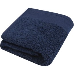 Chloe bawełniany ręcznik kąpielowy o gramaturze 550 g/m² i wymiarach 30 x 50 cm granatowy (11700455)