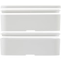 MIYO dwupoziomowe pudełko na lunch biały, biały, czarny (21047009)