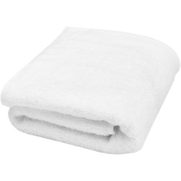 Nora bawełniany ręcznik kąpielowy o gramaturze 550 g/m² i wymiarach 50 x 100 cm biały (11700501)