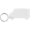 Tait łańcuch do kluczy z recyklingu w kształcie furgonu biały (21047401)