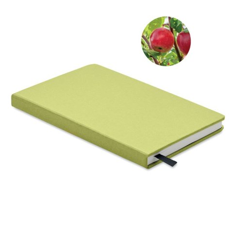 Zeszyt A5 z recyklingu limonka (MO6689-48) Zeszyt A5 z recyklingu limonka (MO6689-48)