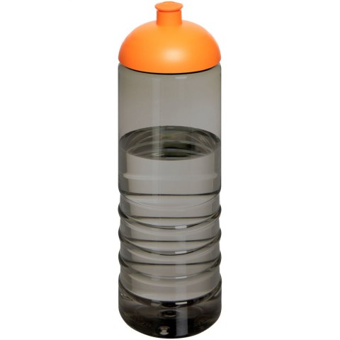 H2O Active® Eco Treble bidon z kopułową pokrywką o pojemności 750 ml ciemnografitowy, pomarańczowy (21048002)