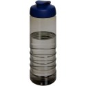 H2O Active® Eco Treble bidon z otwieraną pokrywką o pojemności 750 ml ciemnografitowy, niebieski (21047904)