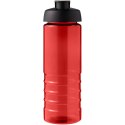 H2O Active® Eco Treble bidon z otwieraną pokrywką o pojemności 750 ml czerwony, czarny (21047911)