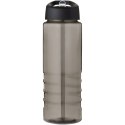 H2O Active® Eco Treble bidon z pokrywką z tutką o pojemności 750 ml ciemnografitowy, czarny (21048200)