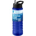 H2O Active® Eco Treble bidon z pokrywką z tutką o pojemności 750 ml niebieski, czarny (21048205)