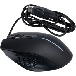 Gleam mysz do gier z oświetleniem RGB czarny (12429190)