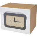 Zegarek biurowy Momento z funkcją ładowania indukcyjnego z wapienia czarny (12430790)