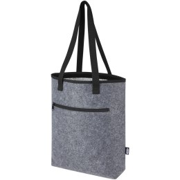 Felta torba termoizolacyjna na zakupy z filcu z recyklingu posiadającego certyfikat GRS o pojemności 12 l średnioszary (21074382