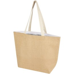 Juta torba na zakupy z juty gramaturze 300 g/m² i pojemności 12 l piasek pustyni, biały (12067506)