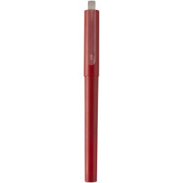 Mauna długopis żelowy z tworzywa PET z recyklingu czerwony (10780921)