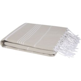Anna bawełniany ręcznik hammam o gramaturze 180 g/m² i wymiarach 100 x 180 cm beżowy (11333502)