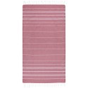 Anna bawełniany ręcznik hammam o gramaturze 180 g/m² i wymiarach 100 x 180 cm czerwony (11333521)