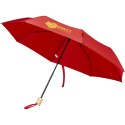 Składany wiatroodporny parasol 51 cm z PET z recyklingu Birgit czerwony (10914521)