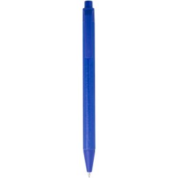 Chartik monochromatyczny długopis z papieru z recyklingu z matowym wykończeniem niebieski (10783952)