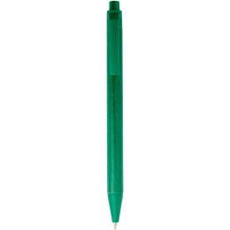 Chartik monochromatyczny długopis z papieru z recyklingu z matowym wykończeniem zielony (10783961)