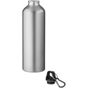 Oregon butelka na wodę o pojemności 770 ml z karabińczykiem wykonana z aluminium z recyklingu z certyfikatem RCS srebrny (100739