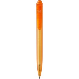 Thalaasa długopis kulkowy z plastiku pochodzącego z oceanów pomarańczowy (10783531)