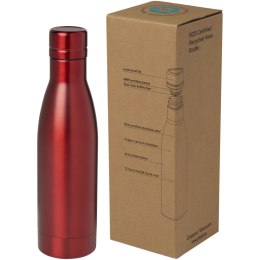 Vasa butelka ze stali nierdzwenej z recyklingu z miedzianą izolacją próżniową o pojemności 500 ml posiadająca certyfikat RCS cze