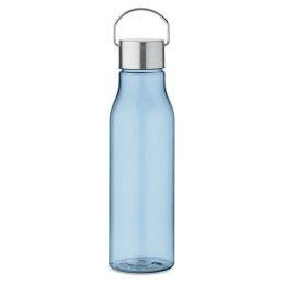Butelka RPET z zakrętką 600 ml przezroczysty błękitny (MO6976-52)