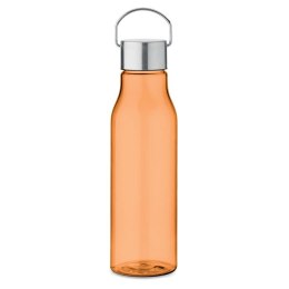 Butelka RPET z zakrętką 600 ml przezroczysty pomarańczowy (MO6976-29)