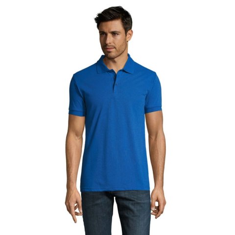 PRIME Męskie polo 200g Niebieski 4XL (S00571-RB-4XL)