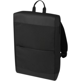 Rise plecak na laptopa o przekątnej 15,6 cali z tworzywa sztucznego pochodzącego z recyclingu z certyfikatem GRS czarny (1206979