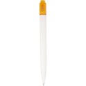 Thalaasa długopis z plastiku pochodzącego z oceanów pomaranczowy przezroczysty, biały (10786131)