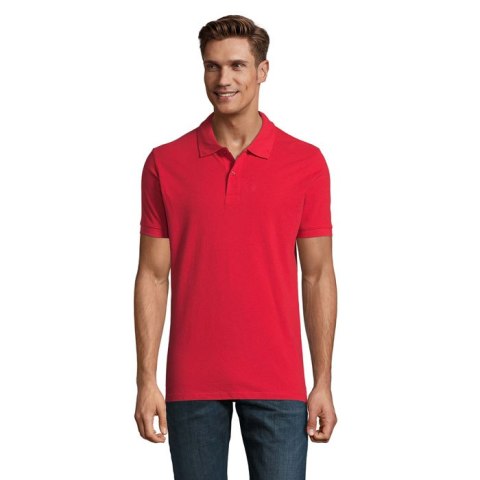 PERFECT Męskie POLO 180g Czerwony 4XL (S11346-RD-4XL)