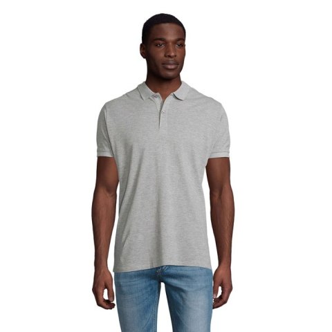 PLANET Męskie POLO 170g grey melange 5XL (S03566-GY-5XL)