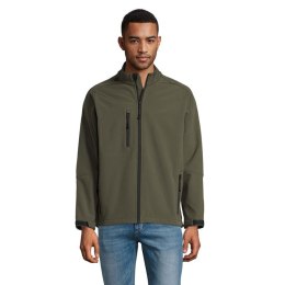 RELAX Męski softshell 340g army 3XL (S46600-AR-3XL)