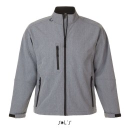 RELAX Męski softshell 340g szary melanż 4XL (S46600-GM-4XL)