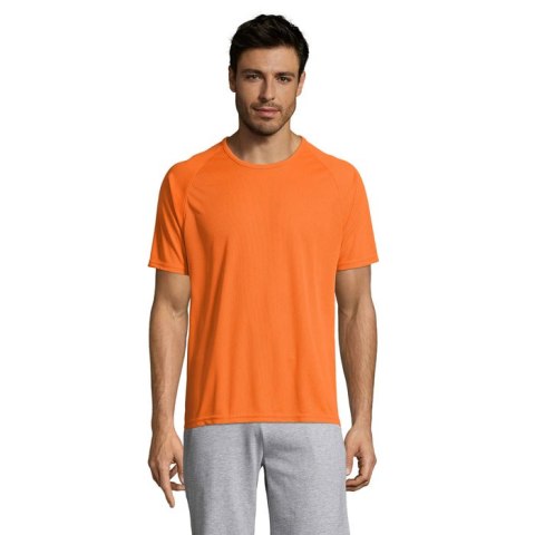 SPORTY Męski T-SHIRT 140g Pomarańczowy 3XL (S11939-OR-3XL)