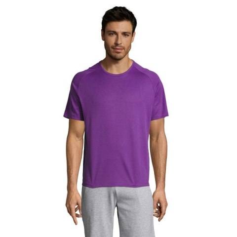 SPORTY Męski T-SHIRT 140g dark purple 3XL (S11939-DA-3XL)