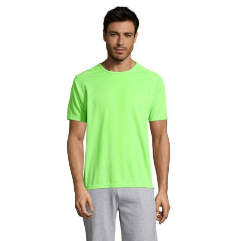 SPORTY Męski T-SHIRT 140g neon green 3XL (S11939-NG-3XL)