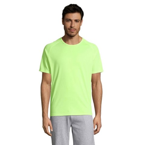 SPORTY Męski T-SHIRT 140g neon yellow 3XL (S11939-NE-3XL)