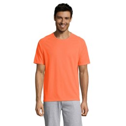 SPORTY Męski T-SHIRT 140g neonowy pomarańczowy 3XL (S11939-NO-3XL)