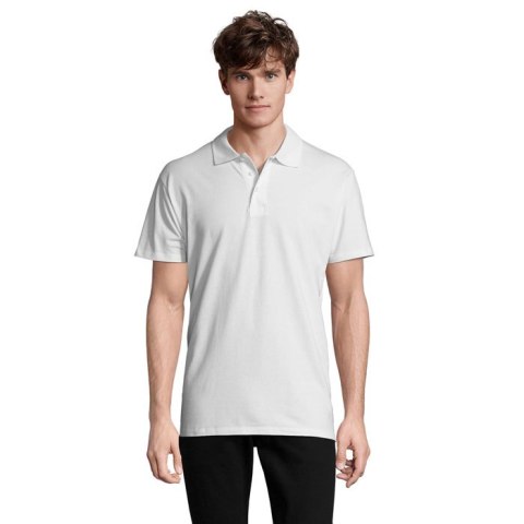 SPRINgII Męskie POLO 210g Biały 3XL (S11362-WH-3XL)