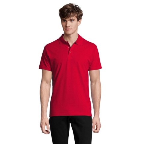 SPRINgII Męskie POLO 210g Czerwony 3XL (S11362-RD-3XL)