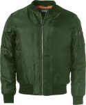 CLIQUE BOMBER JACKET - L (BOTTLE GREEN)